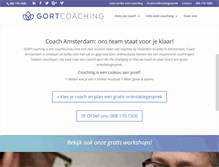 Tablet Screenshot of coach-praktijk-amsterdam.nl